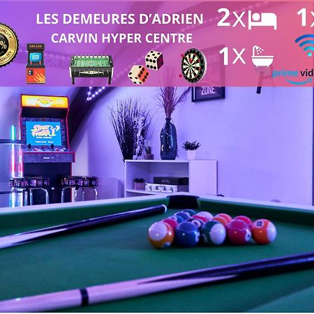 Gameclub - Les Demeures D'Adrien Lägenhet Carvin Exteriör bild